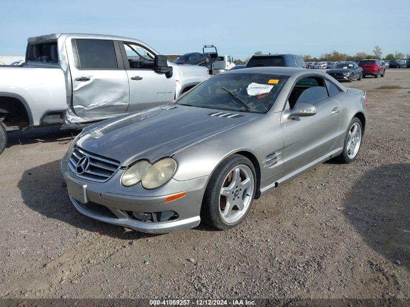 2003 Mercedes-Benz Sl 500 VIN: WDBSK75F93F043485 Lot: 41089257