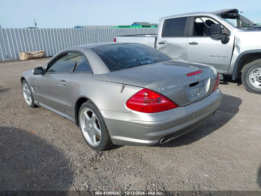 2003 Mercedes-Benz Sl 500 VIN: WDBSK75F93F043485 Lot: 41089257