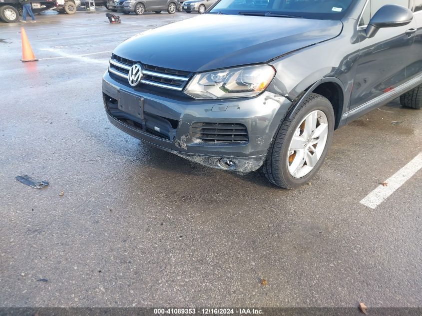 2012 Volkswagen Touareg Vr6 Lux VIN: WVGEF9BP1CD008670 Lot: 41089353