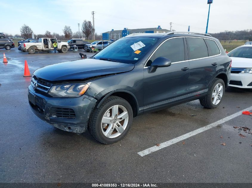 2012 Volkswagen Touareg Vr6 Lux VIN: WVGEF9BP1CD008670 Lot: 41089353