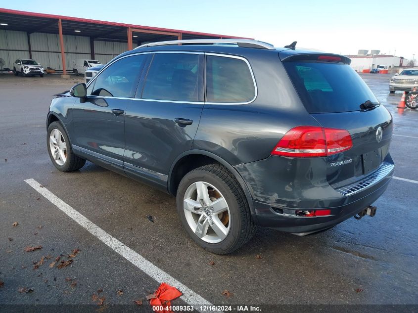 2012 Volkswagen Touareg Vr6 Lux VIN: WVGEF9BP1CD008670 Lot: 41089353