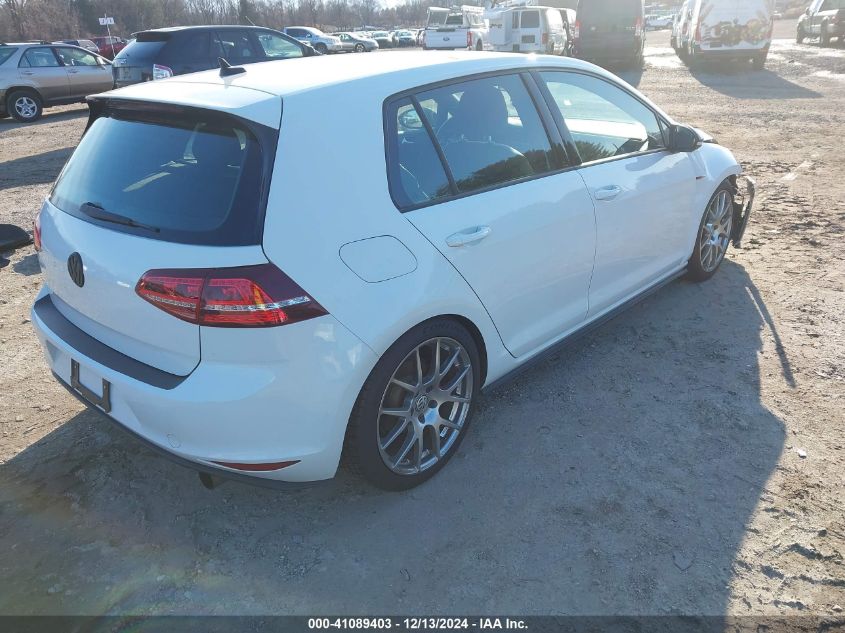 2015 Volkswagen Golf Gti 2.0T Autobahn 4-Door VIN: 3VW4T7AU5FM034750 Lot: 41089403