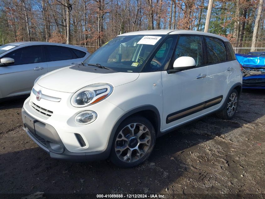 2014 Fiat 500L Trekking VIN: ZFBCFADH7EZ020138 Lot: 41089888