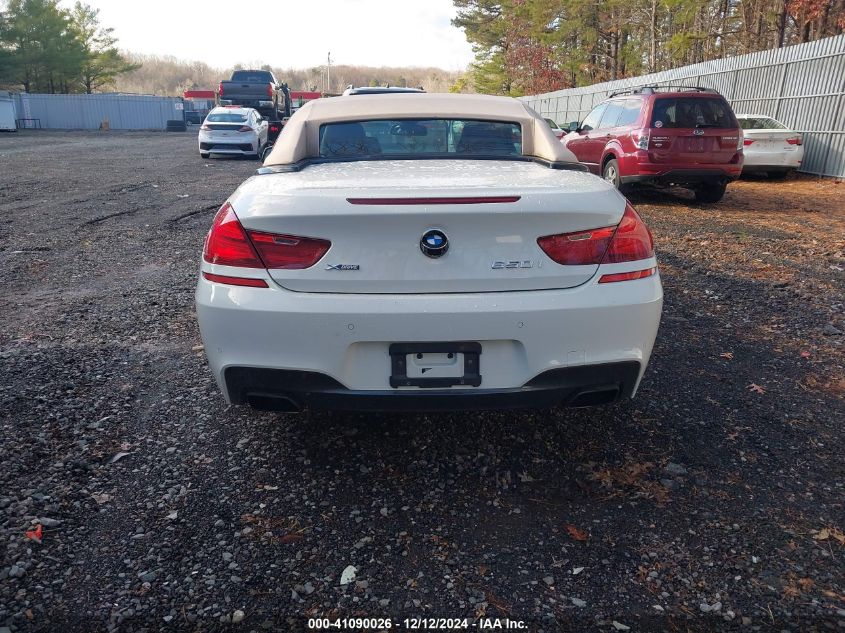 2014 BMW 650I xDrive VIN: WBAYP1C55ED216631 Lot: 41090026