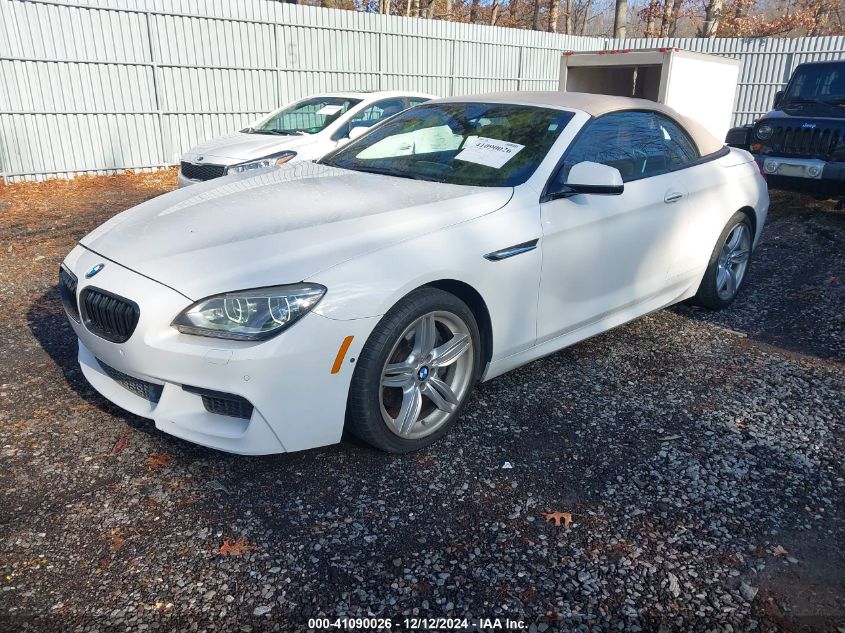 2014 BMW 650I xDrive VIN: WBAYP1C55ED216631 Lot: 41090026