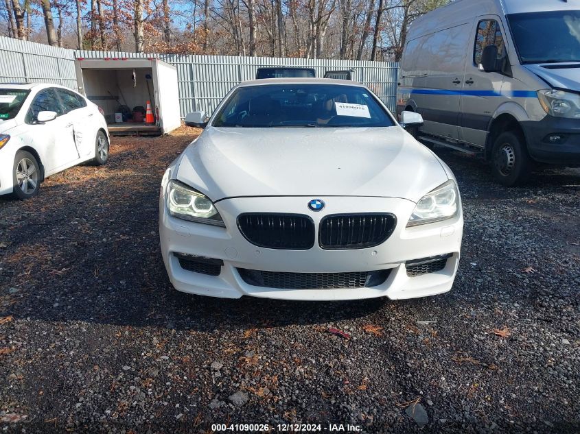 2014 BMW 650I xDrive VIN: WBAYP1C55ED216631 Lot: 41090026