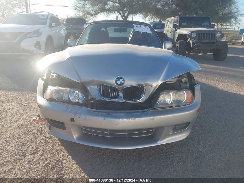 2001 BMW Z3 3.0I VIN: WBACN534X1LJ56229 Lot: 41090136