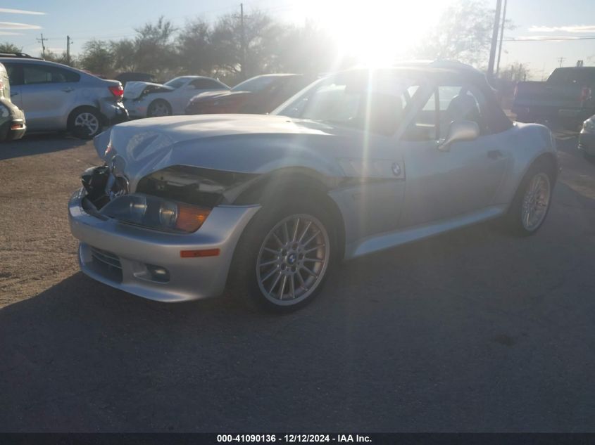 2001 BMW Z3 3.0I VIN: WBACN534X1LJ56229 Lot: 41090136