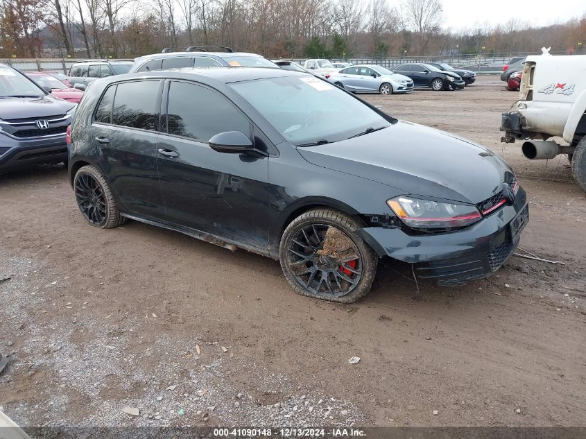 2016 Volkswagen Golf Gti Se W/Performance Package 4-Door VIN: 3VW447AU6GM036800 Lot: 41090148