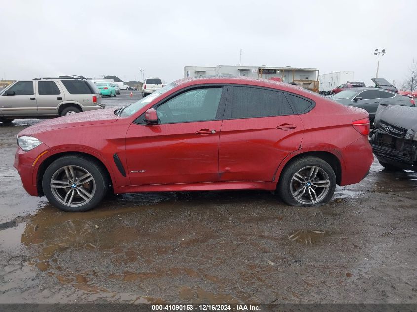 2016 BMW X6 xDrive35I VIN: 5UXKU2C50G0N80486 Lot: 41090153