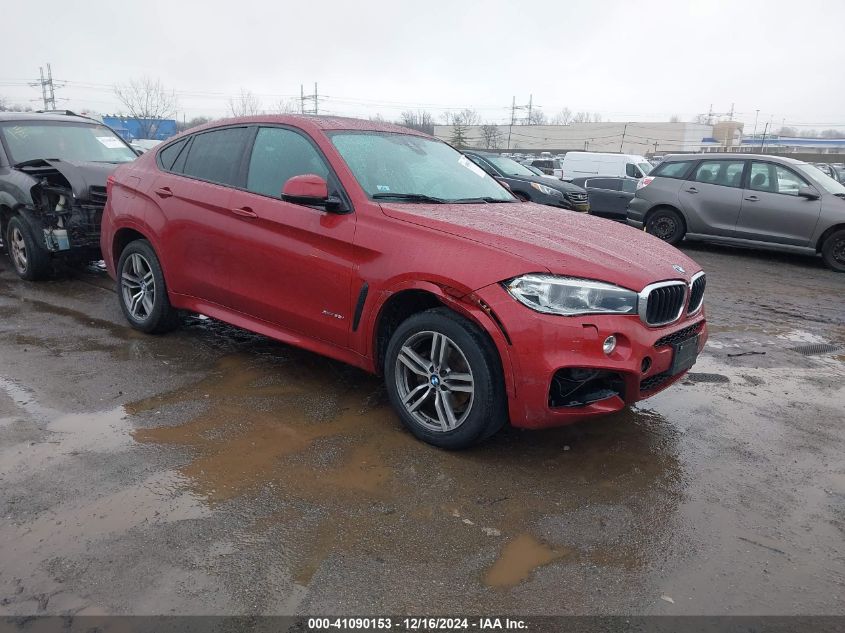 2016 BMW X6 xDrive35I VIN: 5UXKU2C50G0N80486 Lot: 41090153