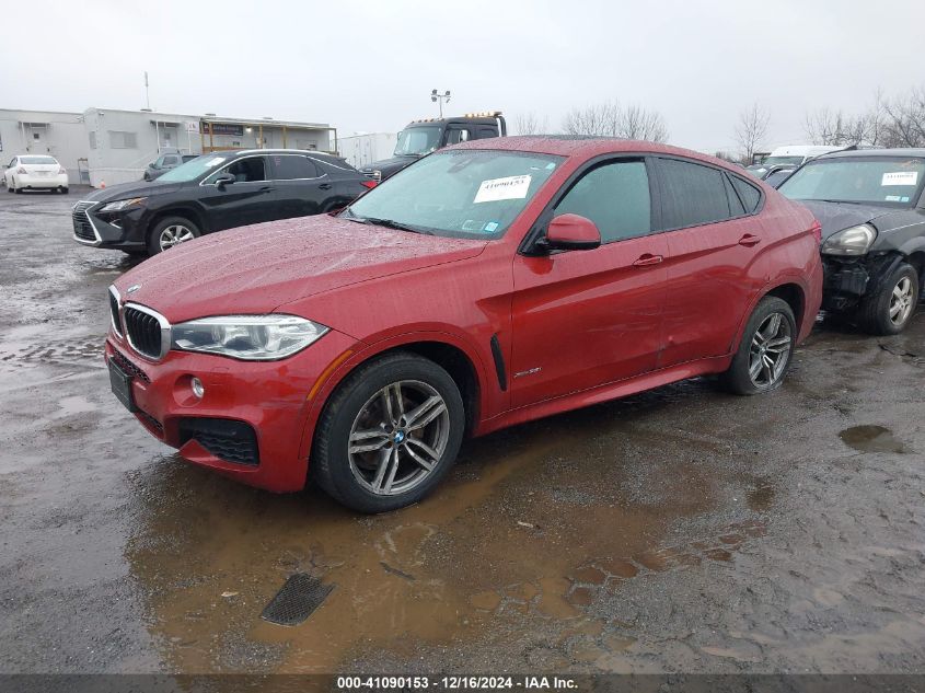 2016 BMW X6 xDrive35I VIN: 5UXKU2C50G0N80486 Lot: 41090153