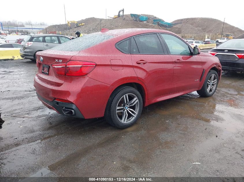 2016 BMW X6 xDrive35I VIN: 5UXKU2C50G0N80486 Lot: 41090153