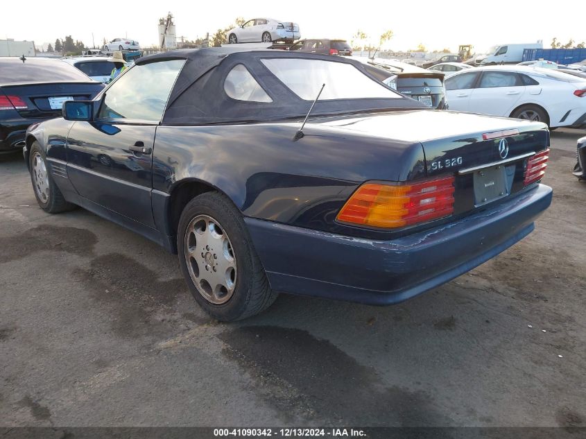 1994 Mercedes-Benz Sl 320 VIN: WDBFA63E5RF100962 Lot: 41090342