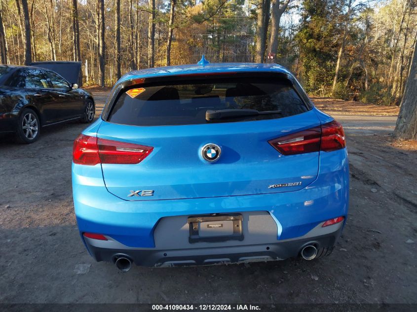 2021 BMW X2 xDrive28I VIN: WBXYJ1C03M5S72863 Lot: 41090434