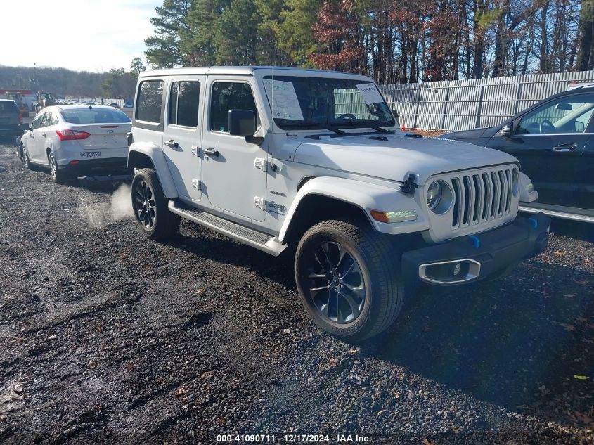 2023 Jeep Wrangler 4Xe Sahara 4X4 VIN: 1C4JJXP61PW554353 Lot: 41090711