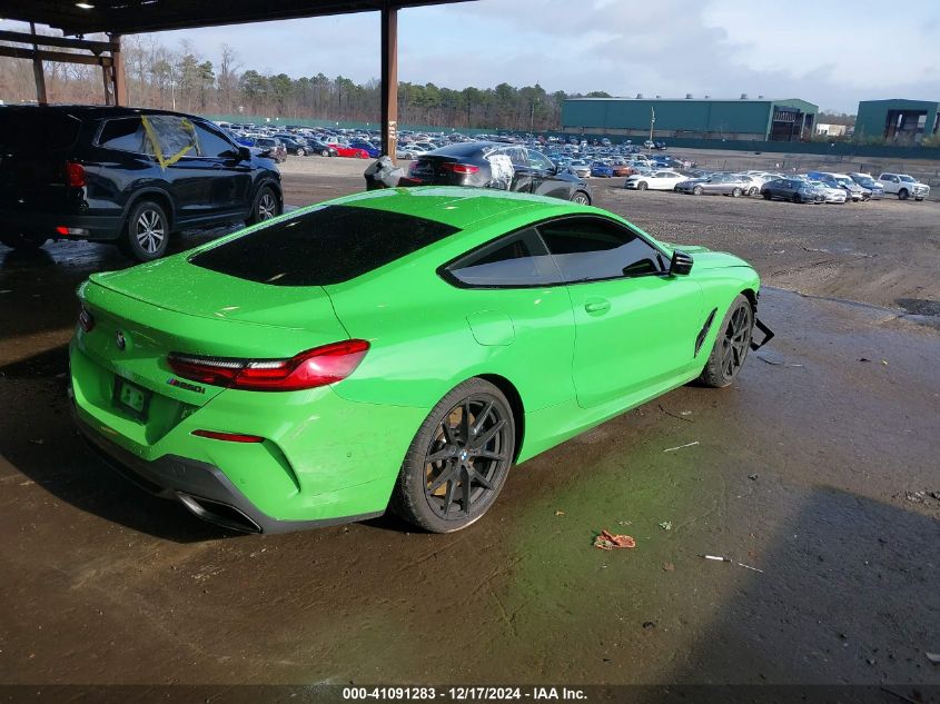 2020 BMW M850I xDrive VIN: WBABC4C04LCE38185 Lot: 41091283