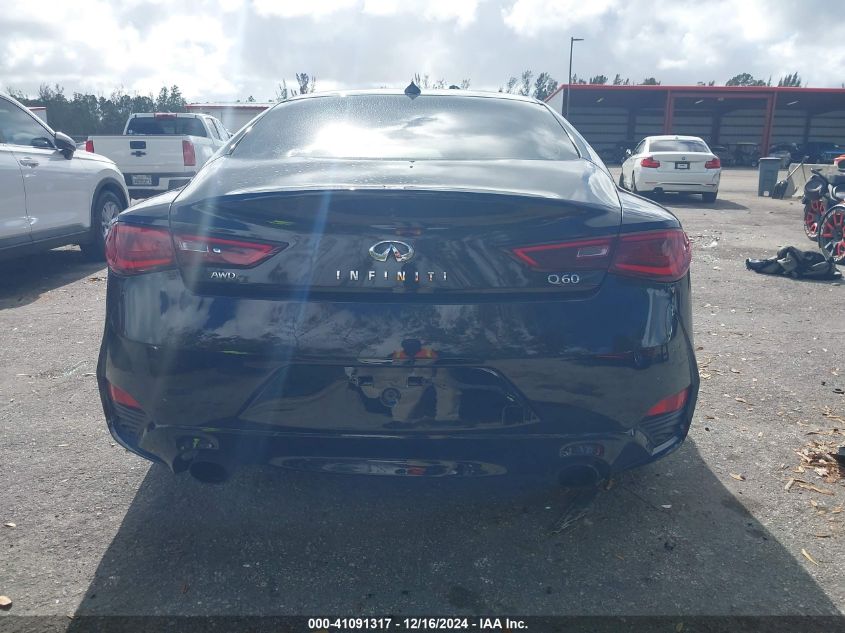 2020 Infiniti Q60 Pure Awd VIN: JN1EV7EL5LM380634 Lot: 41091317