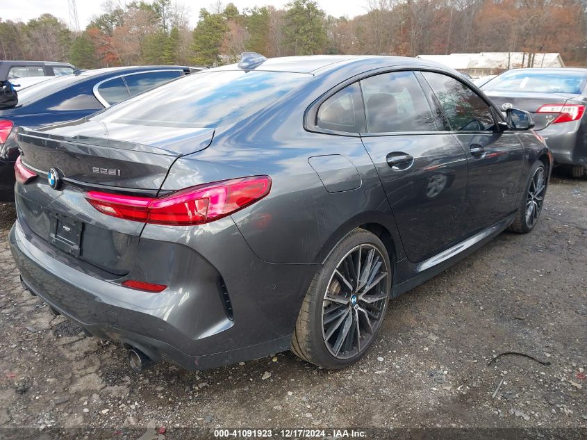 2021 BMW 228I Gran Coupe xDrive VIN: WBA73AK06M7H06783 Lot: 41091923