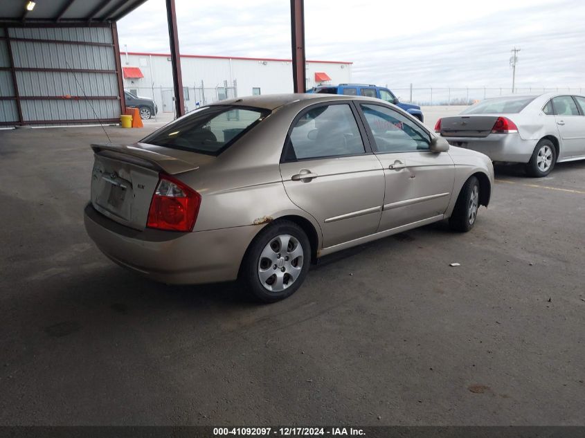 2006 Kia Spectra Ex/Lx/Sx VIN: KNAFE121765366277 Lot: 41092097