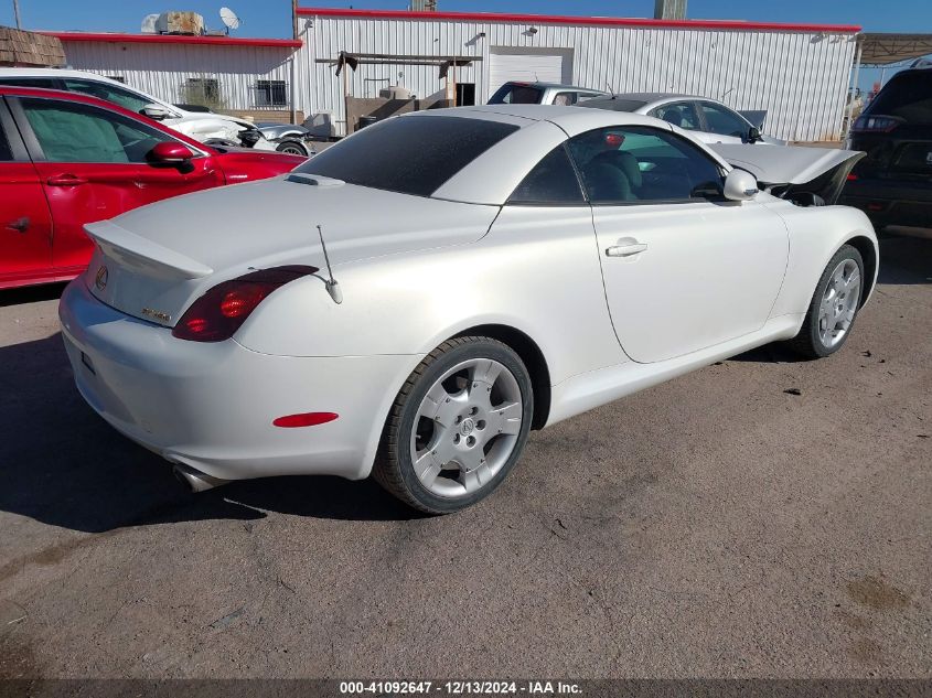 2005 Lexus Sc 430 VIN: JTHFN48Y550064084 Lot: 41092647