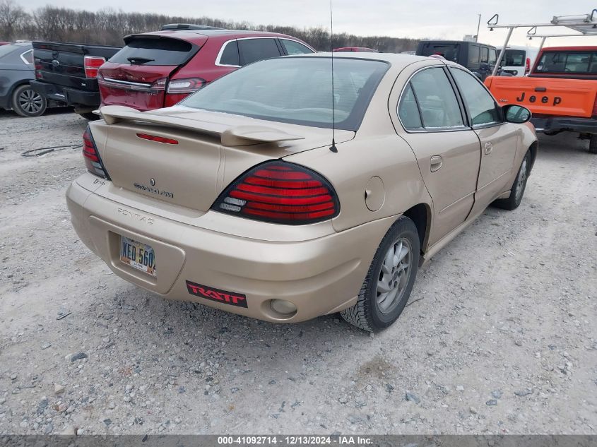 2004 Pontiac Grand Am Se VIN: 1G2NE52F64M520552 Lot: 41092714