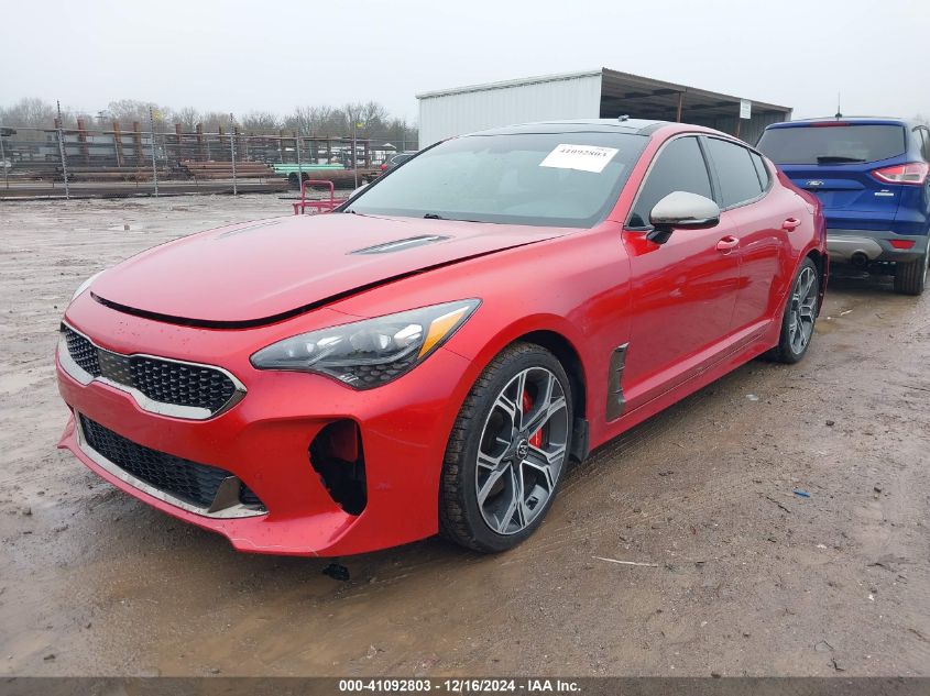 2018 Kia Stinger Gt2 VIN: KNAE55LC9J6027459 Lot: 41092803