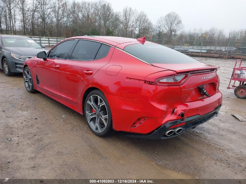 2018 Kia Stinger Gt2 VIN: KNAE55LC9J6027459 Lot: 41092803