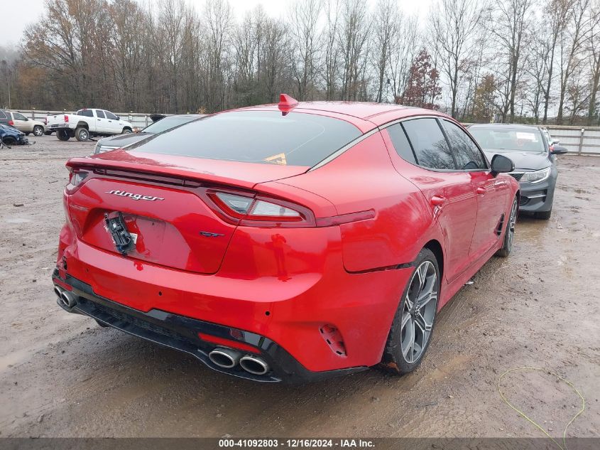 2018 Kia Stinger Gt2 VIN: KNAE55LC9J6027459 Lot: 41092803