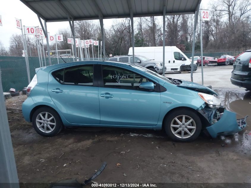 2013 Toyota Prius C Three VIN: JTDKDTB39D1037537 Lot: 41093012