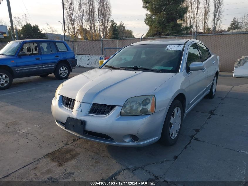 2004 Mitsubishi Galant Es VIN: 4A3AB36FX4E062913 Lot: 41093163