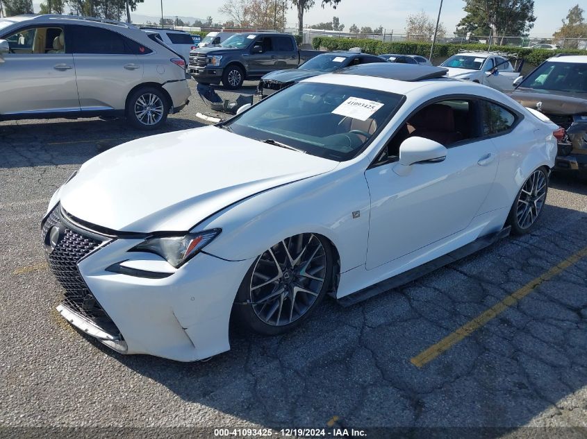 2016 Lexus Rc 350 VIN: JTHHE5BCXG5013987 Lot: 41093425