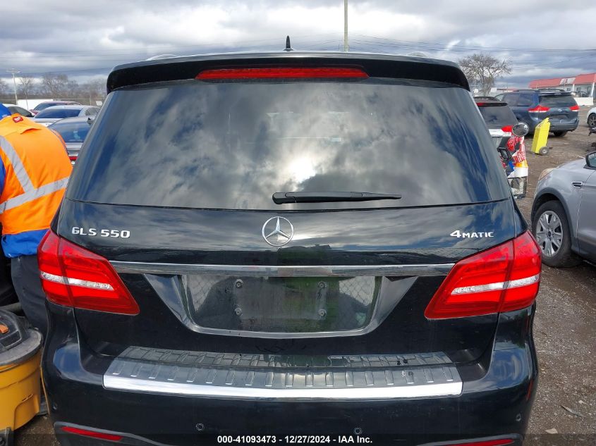 2017 Mercedes-Benz Gls 550 4Matic VIN: 4JGDF7DE0HA831059 Lot: 41093473