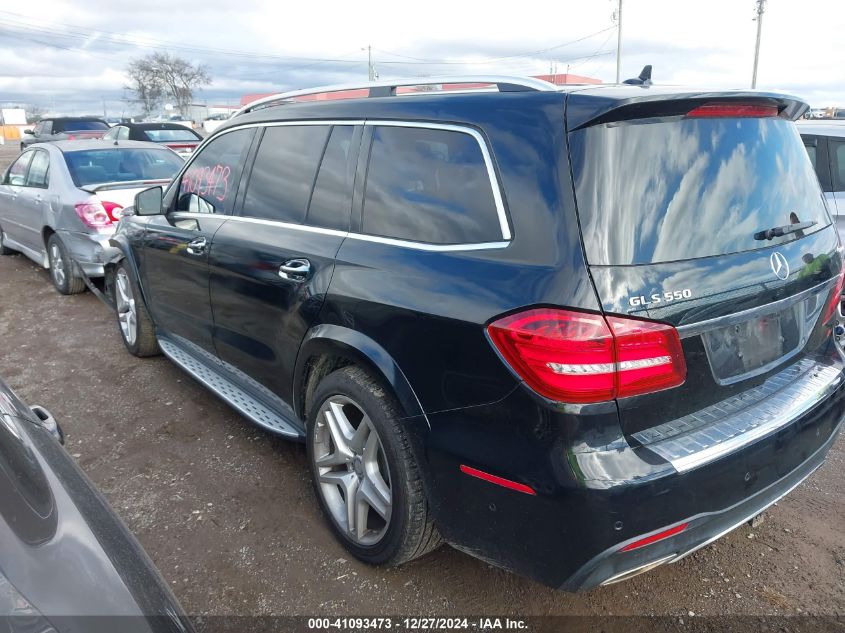 2017 Mercedes-Benz Gls 550 4Matic VIN: 4JGDF7DE0HA831059 Lot: 41093473