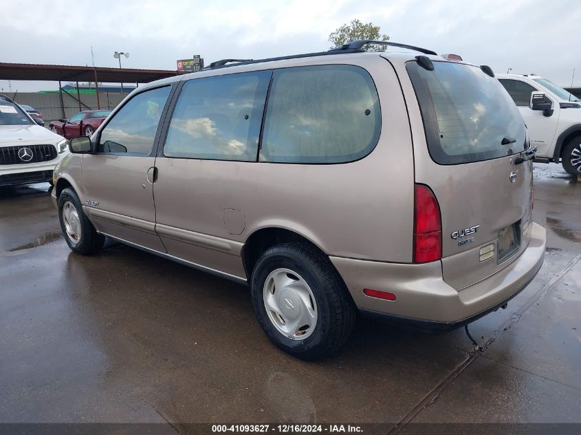 1995 Nissan Quest Xe/Gxe VIN: 4N2DN11W0SD853261 Lot: 41093627