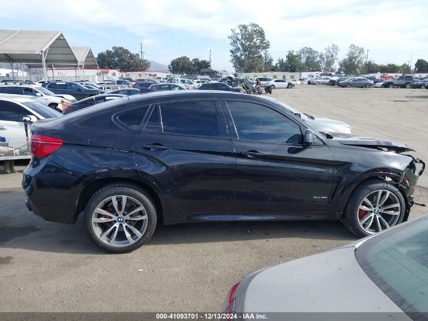 2015 BMW X6 xDrive35I VIN: 5UXKU2C56F0N77929 Lot: 41093701