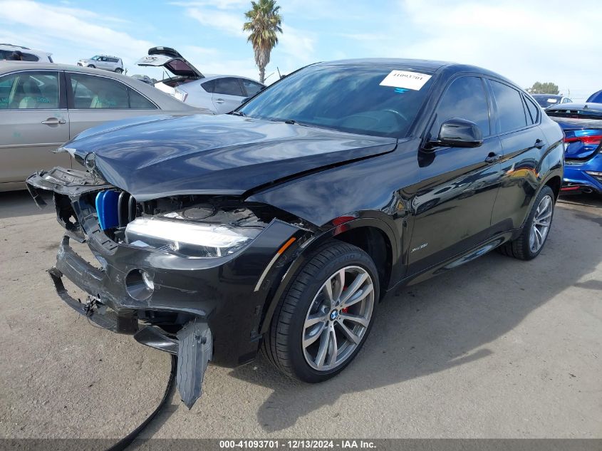 2015 BMW X6 xDrive35I VIN: 5UXKU2C56F0N77929 Lot: 41093701