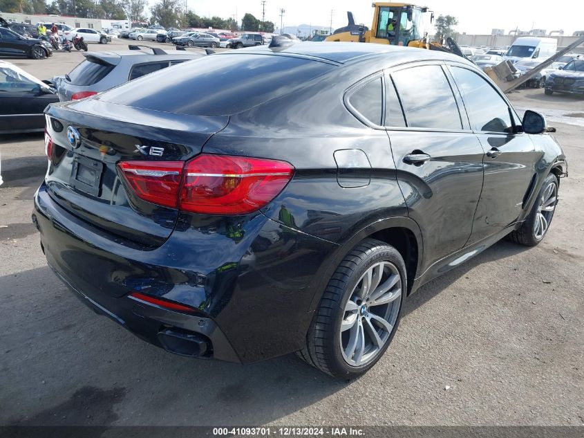 2015 BMW X6 xDrive35I VIN: 5UXKU2C56F0N77929 Lot: 41093701