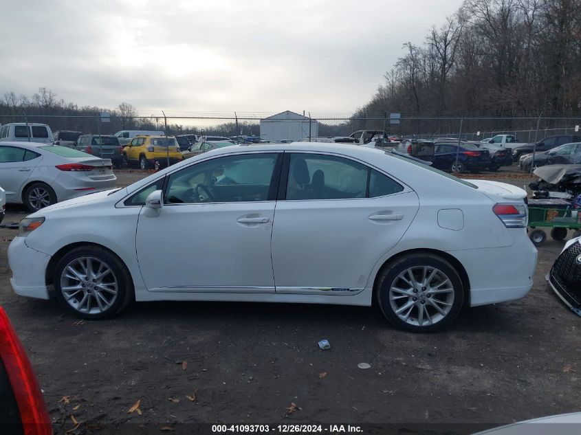 2010 Lexus Hs 250H VIN: JTHBB1BA1A2001628 Lot: 41093703