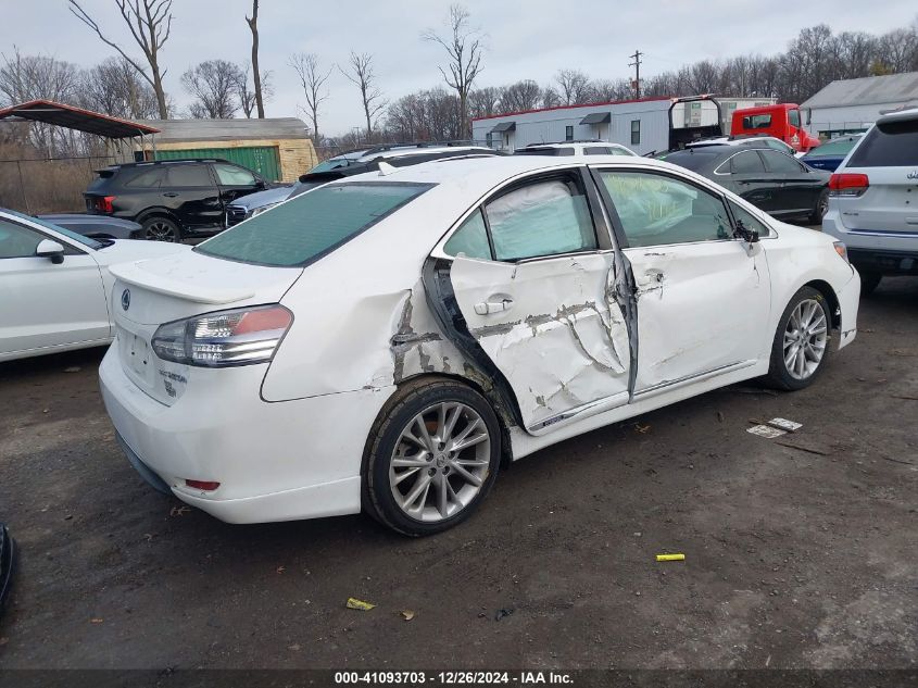 2010 Lexus Hs 250H VIN: JTHBB1BA1A2001628 Lot: 41093703