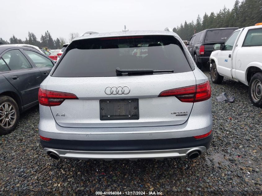 2018 Audi A4 Allroad 2.0T Premium/2.0T Tech Premium VIN: WA18NAF46JA061363 Lot: 41094084