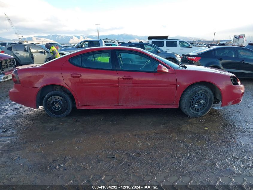 2007 Pontiac Grand Prix VIN: 2G2WP552971174391 Lot: 41094292