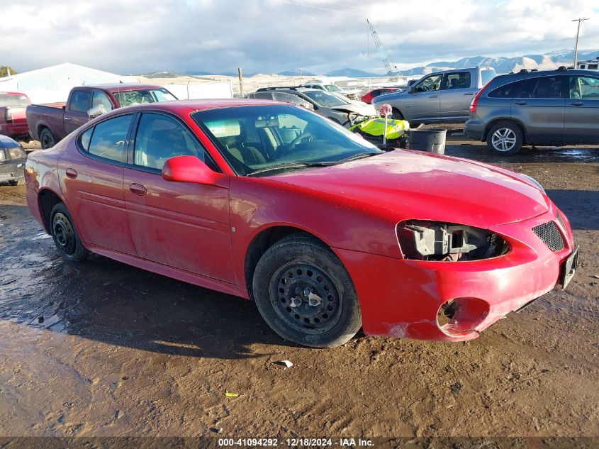 2007 Pontiac Grand Prix VIN: 2G2WP552971174391 Lot: 41094292