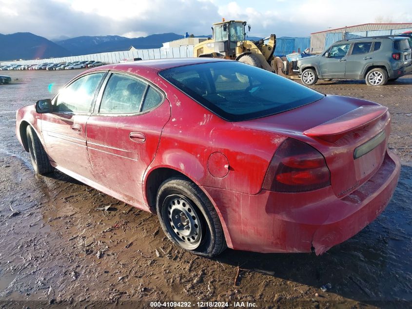 2007 Pontiac Grand Prix VIN: 2G2WP552971174391 Lot: 41094292