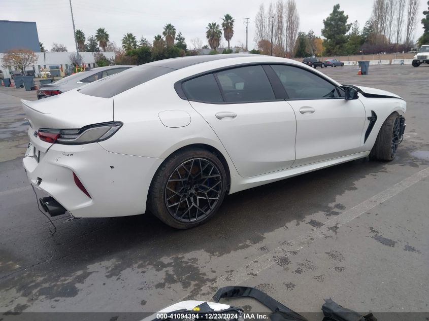 2020 BMW M8 Gran Coupe VIN: WBSGV0C06LCE13907 Lot: 41094394