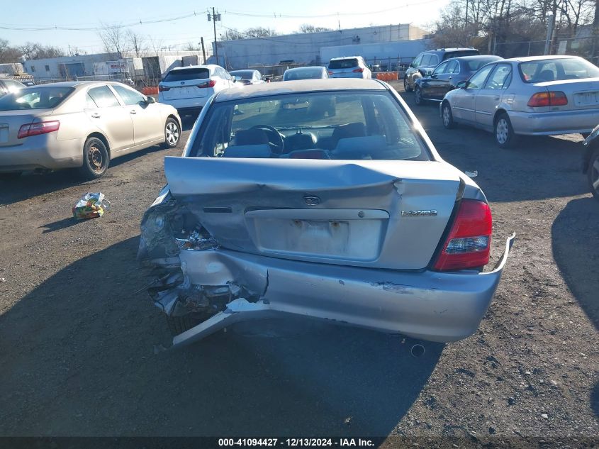 2000 Mazda Protege Dx/Lx VIN: JM1BJ2224Y0287337 Lot: 41094427