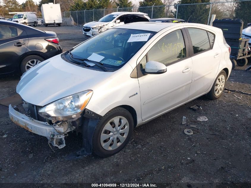 2012 Toyota Prius C Three VIN: JTDKDTB31C1508983 Lot: 41094959