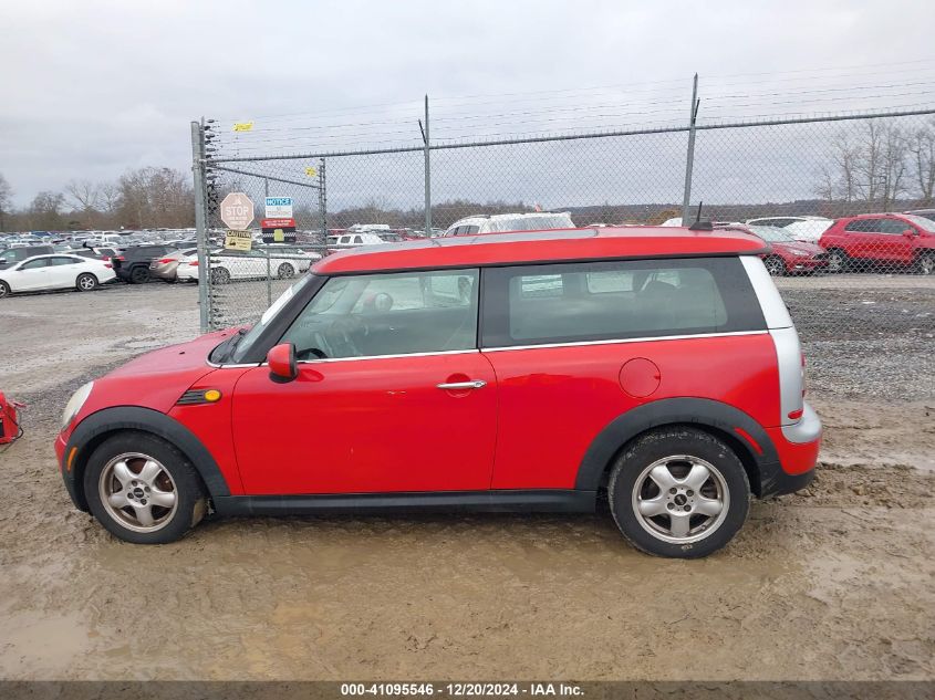 2008 Mini Cooper Clubman VIN: WMWML33528TN68047 Lot: 41095546