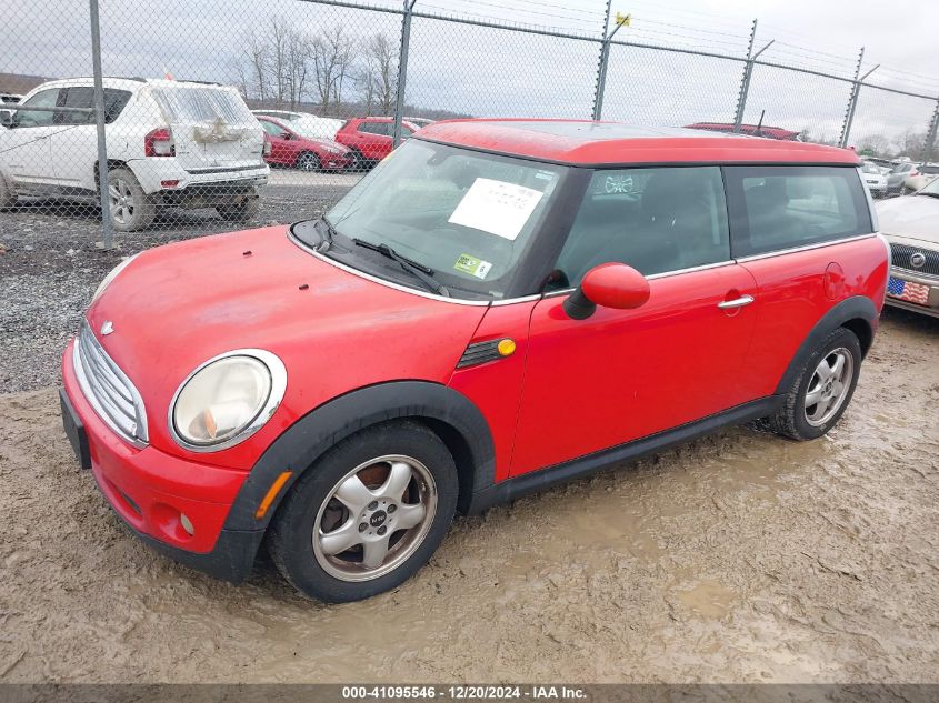 2008 Mini Cooper Clubman VIN: WMWML33528TN68047 Lot: 41095546