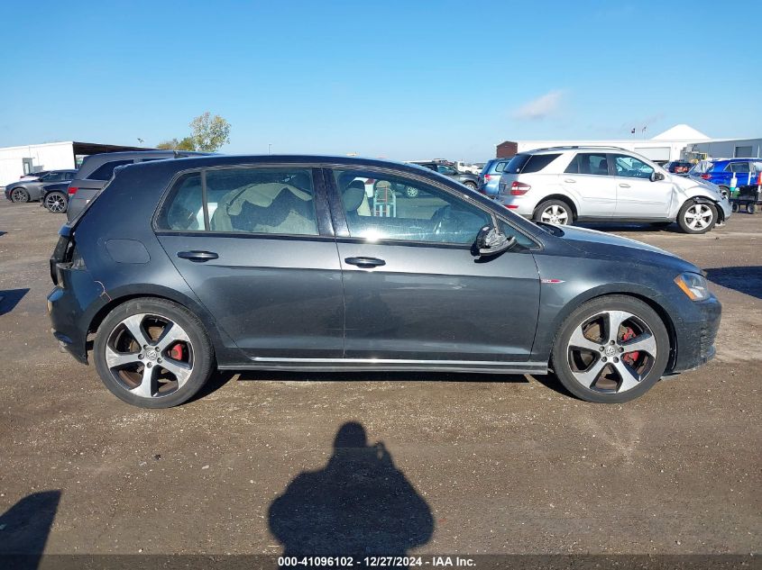 2015 Volkswagen Golf Gti 2.0T Se 4-Door VIN: 3VW5T7AU6FM006153 Lot: 41096102